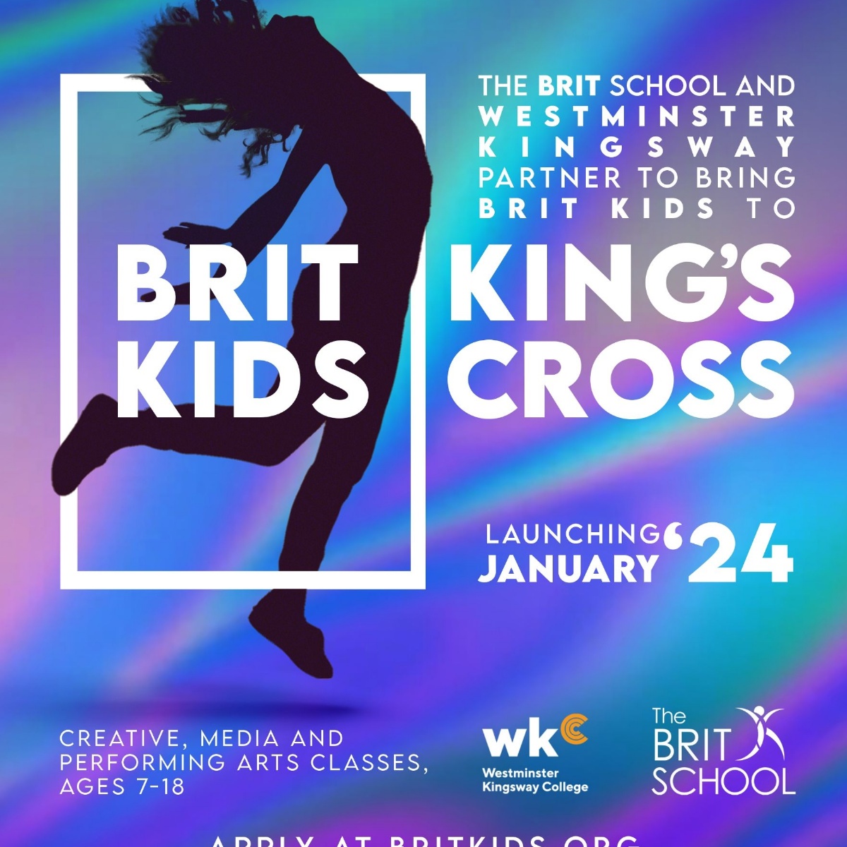 The BRIT School BRIT Kids opens in Kings Cross Jan 2024